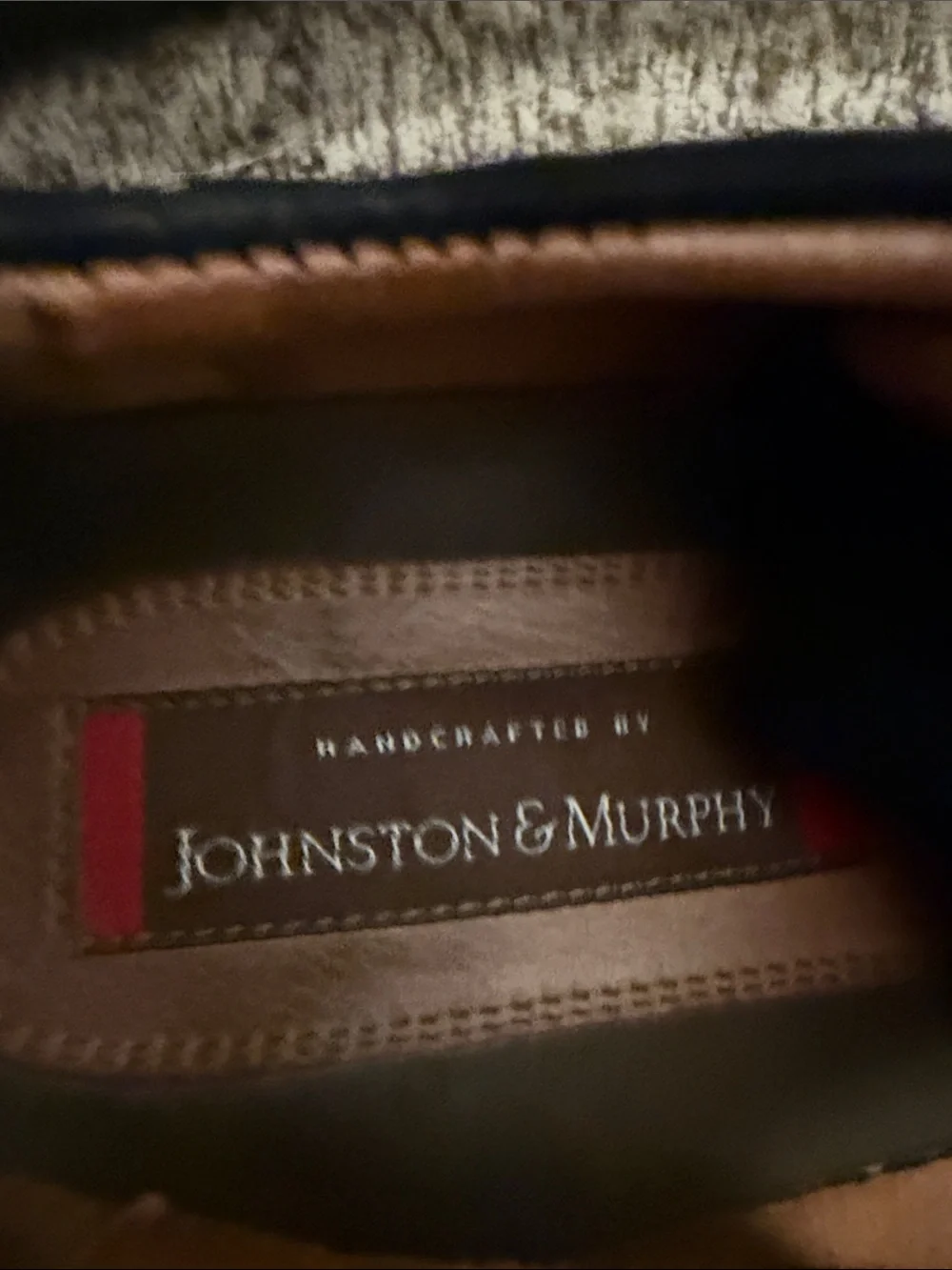 Johnston & Murphy Men's Black Leather Lace-Up Casual Shoes